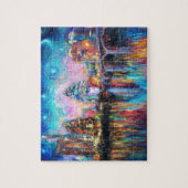 Austin-Skyline an den NachtStadtbild Puzzle (Vertikal)