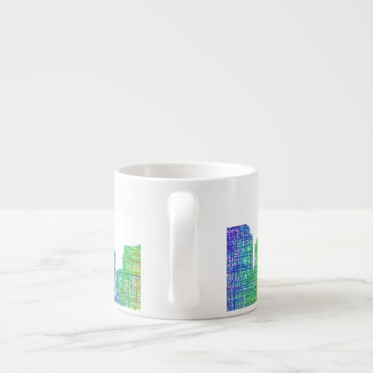 Austin-Skyline Espressotasse (Rückseite)