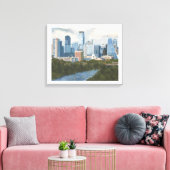 Austin Skyline Leinwanddruck (Insitu (Wohnzimmer))