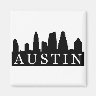 Austin-Skyline Magnet