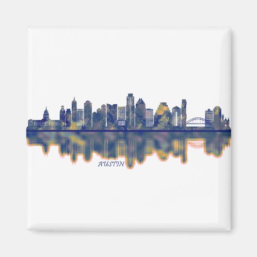Austin Skyline Magnet (Vorne)