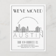  Austin Skyline Modern Deko | Änderung der Anschri