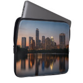 Austin Skyline - Modern Texas City Design Laptopschutzhülle (Vorne Rechts)