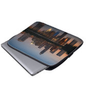 Austin Skyline - Modern Texas City Design Laptopschutzhülle (Vorne Knopf)