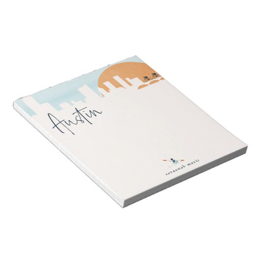 Austin Skyline Notepad Notizblock (angewinkelt)