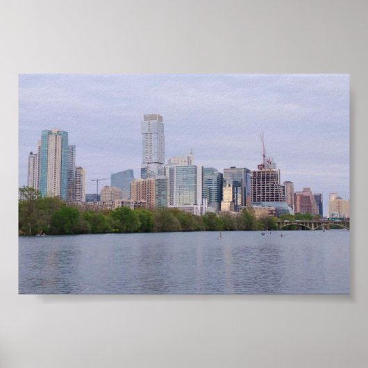 Austin Skyline Poster (Vorne)