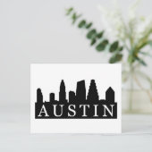 Austin Skyline Postkarte (Stehend Vorderseite)