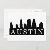 Austin Skyline Postkarte (Vorne/Hinten)