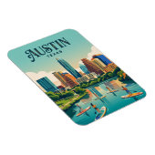 Austin Skyline USA Magnet (Rechte Seite)