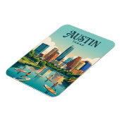 Austin Skyline USA Magnet (Linke Seite)