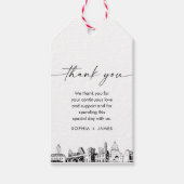 Austin Skyline Wedding Vielen Dank für Ihr Interes Geschenkanhänger (Vorderseite)