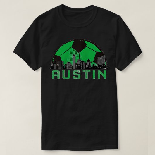 Austin Soccer Jersey Style Team Fan FC Texas Sport T-Shirt (Design vorne)