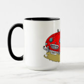 Austin Sprite „Frogeye“ Cartoon Tasse (Links)