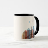 Austin, Stadt-Skyline Texas | Tasse (VorderseiteRechts)