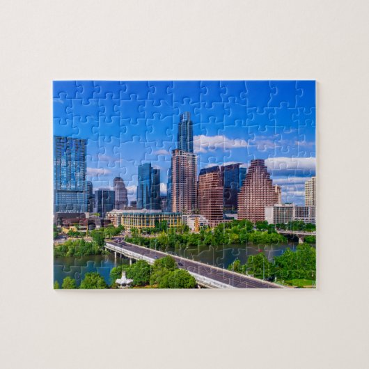 Austin Summer Cityscape Jigsaw Puzzle (Horizontal)