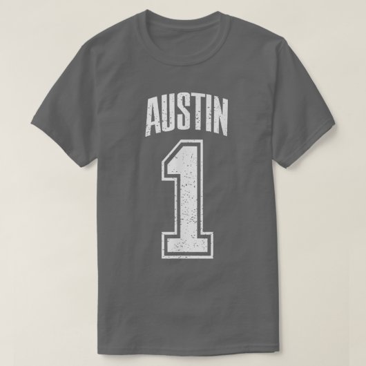 Austin Supporter Nummer 1 Bester Lüfter T-Shirt (Design vorne)