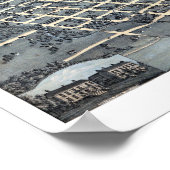 Austin, Texas Antique City Map von 1873 Poster (Ecke)