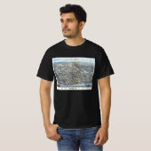 Austin, Texas Antique City Map von 1873 T-Shirt (Vorne ganz)