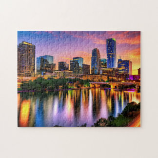 Austin Texas Art 1 Foto Puzzle Skyline Kunst Austi