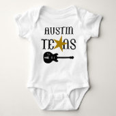 Austin Texas Baby Strampler (Vorderseite)