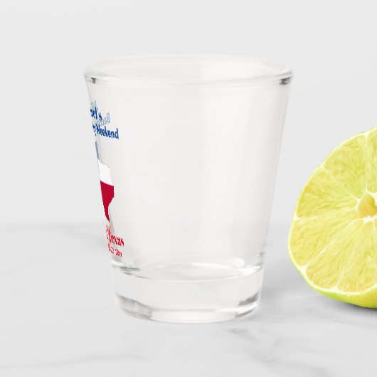 Austin Texas Bachelor Party Gefallen Wochenendreis Schnapsglas (Rechts)