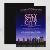 Austin Texas Bachelorette Movie Poster Einladung (Vorne/Hinten)