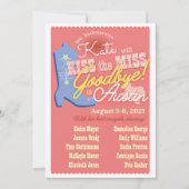 Austin Texas Bachelorette Weekend Itinerary (Vorderseite)