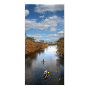 Austin Texas - Barton Creek Canoes Landschaft Fotodruck