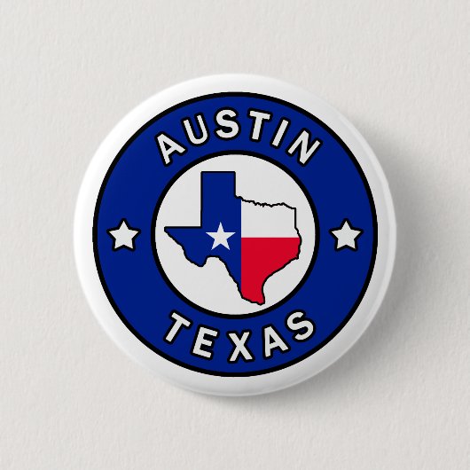 Austin Texas Button (Vorderseite)