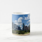Austin Texas City Skyline Fotografie Kaffeetasse (Mittel)