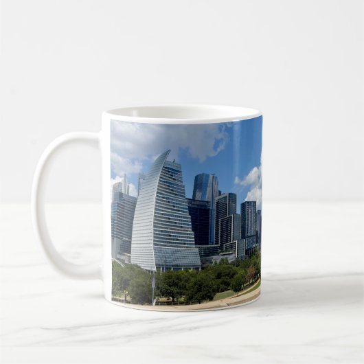Austin Texas City Skyline Fotografie Kaffeetasse (Links)