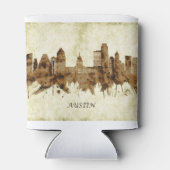 Austin Texas Cityscape Dosenkühler (Rückseite)
