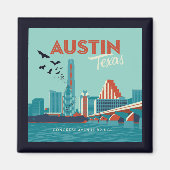 Austin, Texas | Congress Avenue Bridge Magnet (Vorne)