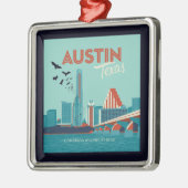Austin, Texas | Congress Avenue Bridge Ornament Aus Metall (Links)