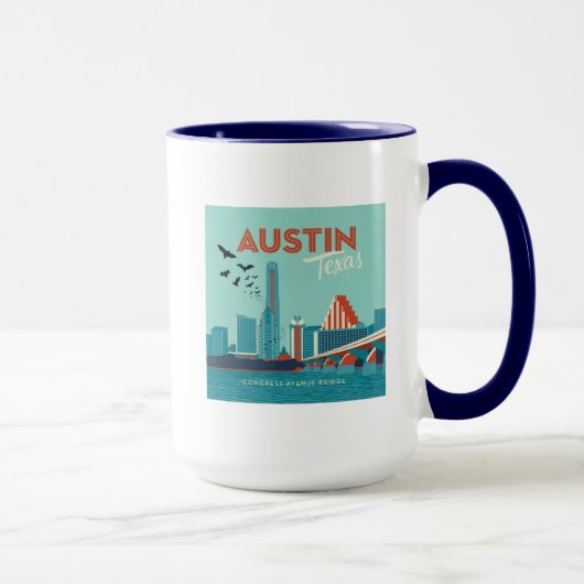Austin, Texas | Congress Avenue Bridge Tasse (Rechts)