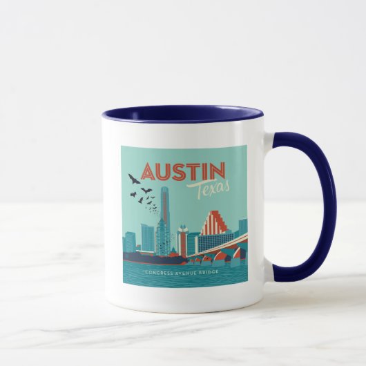 Austin, Texas | Congress Avenue Bridge Tasse (Rechts)
