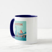 Austin, Texas | Congress Avenue Bridge Tasse (Vorderseite Links)
