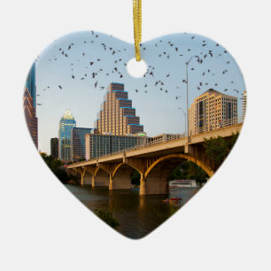 Austin, Texas Congress Bridge Bats Keramikornament