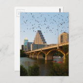 Austin, Texas Congress Bridge Bats Postkarte (Vorne/Hinten)