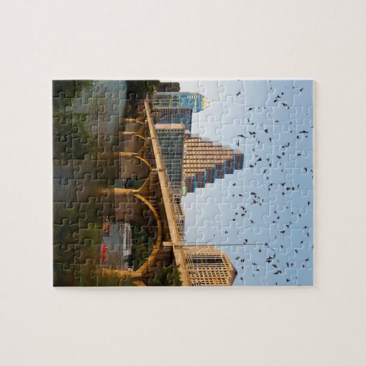 Austin, Texas Congress Bridge Bats Puzzle (Horizontal)