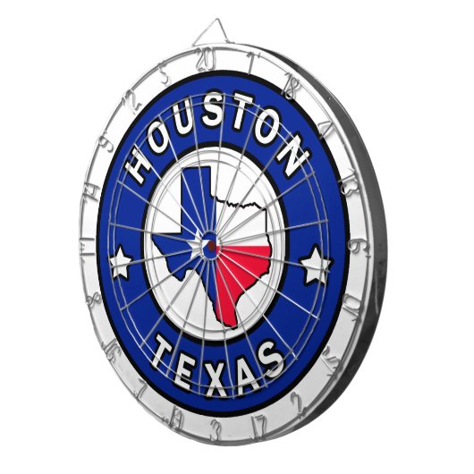 Austin Texas Dartscheibe (Vorderseite rechts)