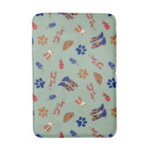 Austin Texas Dog Bowl Mat - Fütternd Mat Badematte (Vorderseite Vertikal)