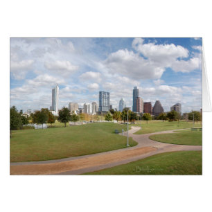 Austin, Texas Downtown Skyline aus Butler Park