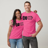 Austin Texas F-Hole Acoustic Country Music Guitar T-Shirt (Unisex)