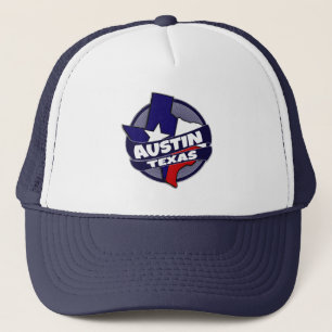 Austin Texas Flagge platzen LKW-Hut Truckerkappe