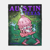 Austin Texas Fleece Blanket (Vorderseite)