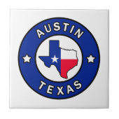 Austin Texas Fliese (Vorderseite)