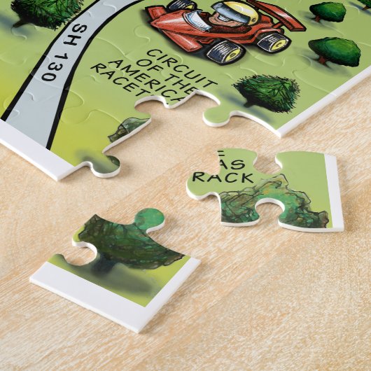 Austin Texas Fun Map Puzzle (Seite)