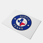 Austin Texas Fußmatte (Schrägansicht)