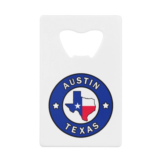 Austin Texas Geldbeutel Flaschenöffner (Vorderseite)